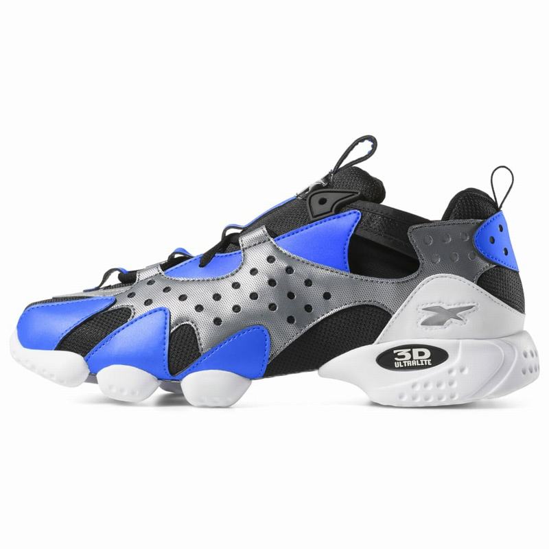 Tenisi Reebok 3d Op. 98 Barbati Gri/Albastri/Negrii Romania QC3767BT